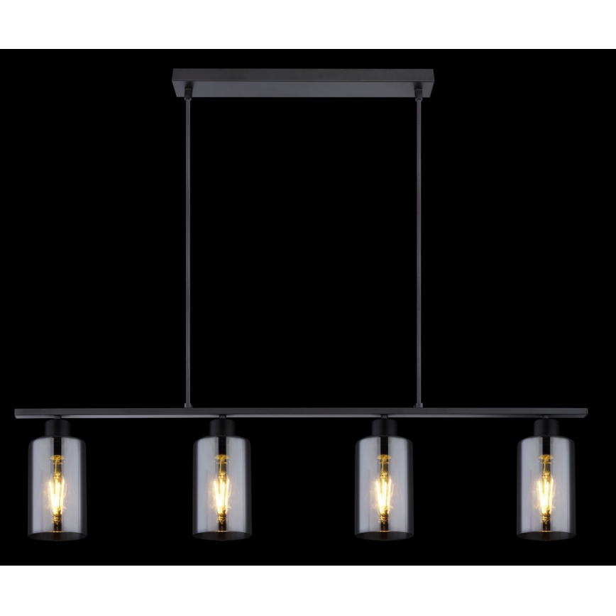 Lustră pe cablu 4xE27/60W/230V Globo