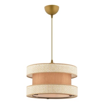 Lustră pe cablu HALO 1xE27/60W/230V bej/crem