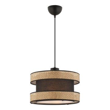 Lustră pe cablu HALO 1xE27/60W/230V maro/bej