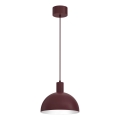 Lustră pe cablu HANDA 1xE27/15W/230V burgundiu