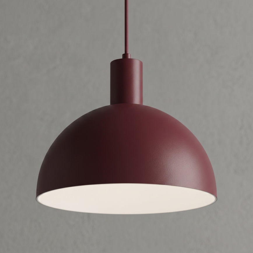Lustră pe cablu HANDA 1xE27/15W/230V burgundiu