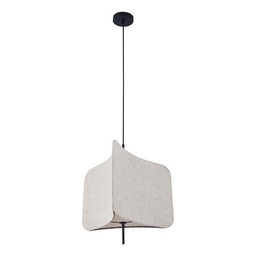 Lustră pe cablu HAVANA 1xE27/20W/230V d. 50 cm bej