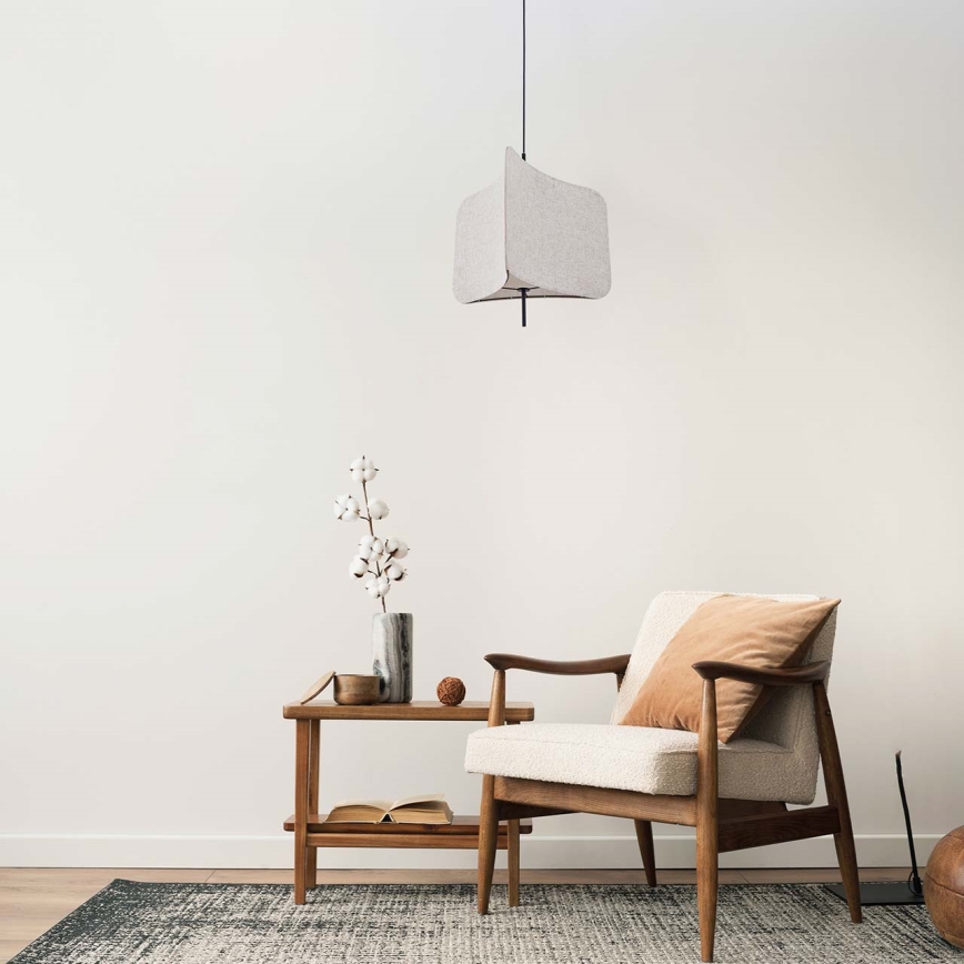 Lustră pe cablu HAVANA 1xE27/20W/230V d. 50 cm bej