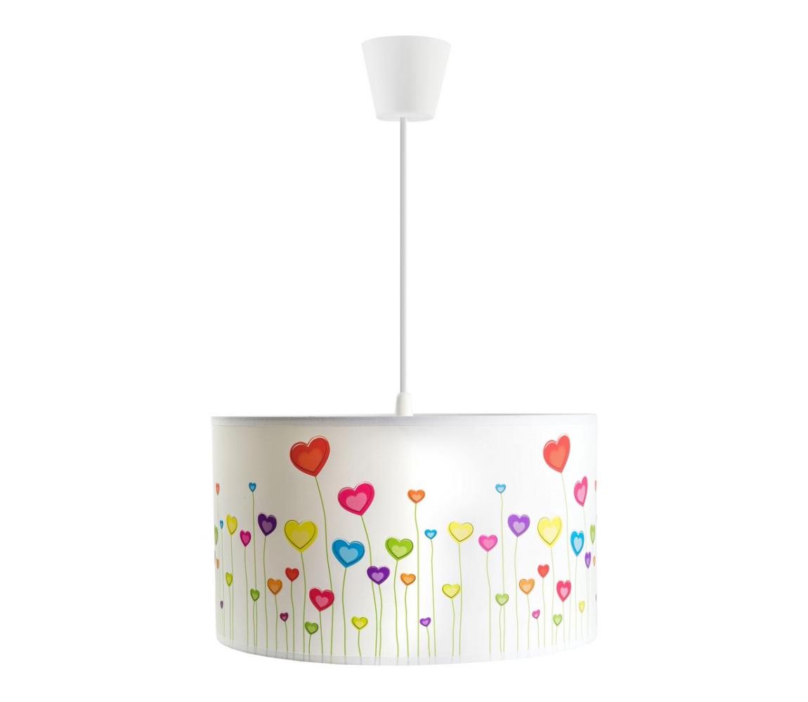 Lustră pe cablu HEARTS 1xE27/60W/230V