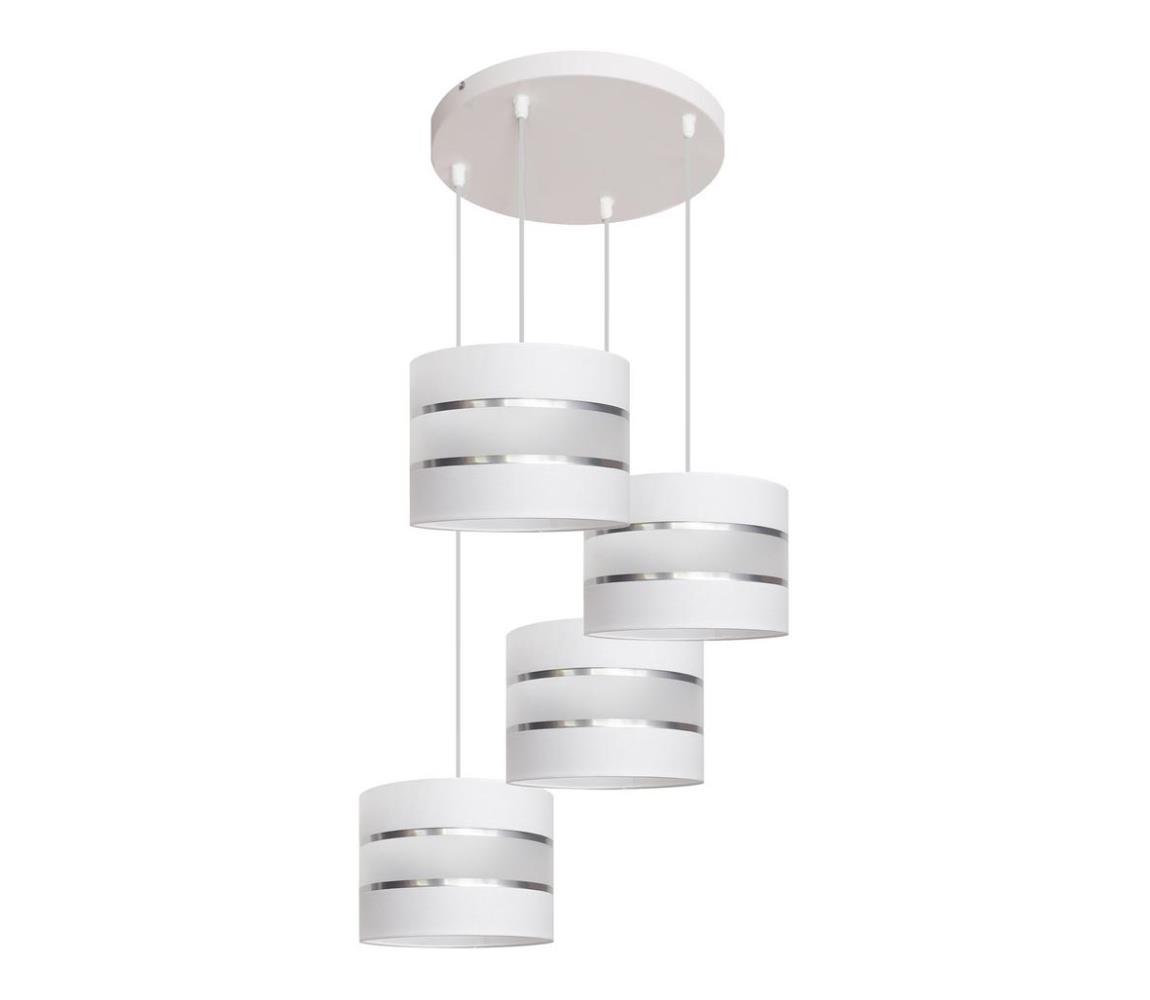 Lustră pe cablu HELEN 4xE27/60W/230V albă