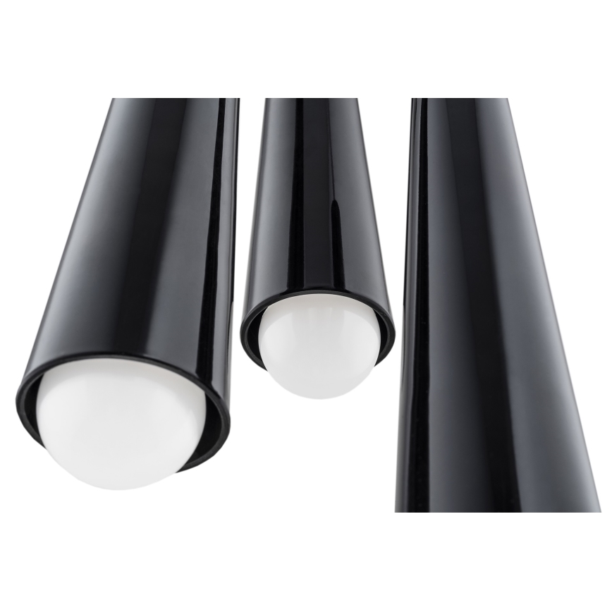 Lustră pe cablu HOLLYWOOD 3xE14/7W/230V neagră Argon 6103