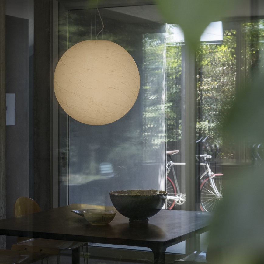Lustră pe cablu Ideal Lux CARTA 1xE27/25W/230V d. 40 cm alb