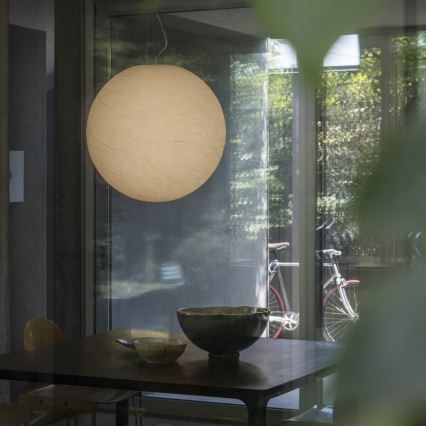 Lustră pe cablu Ideal Lux CARTA 1xE27/25W/230V d. 50 cm alb