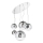 Lustră pe cablu Ideal Lux MAPA FADE 5xE27/60W/230V crom