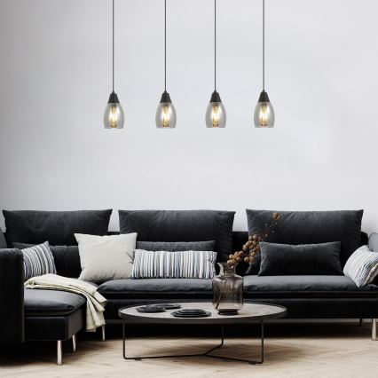 Lustră pe cablu 4xE27/15W/230V Rabalux