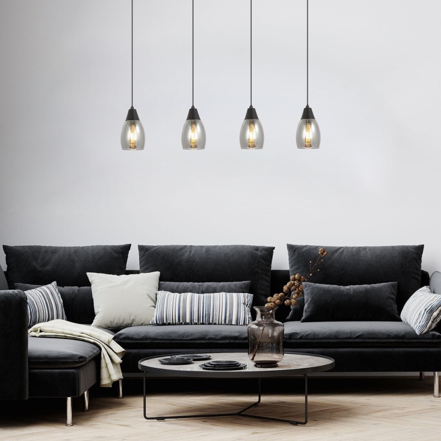 Lustră pe cablu 4xE27/15W/230V Rabalux