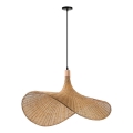 Lustră pe cablu Immax 08290L SOMBRERO 1xE27/40W/230V d. 80 cm ratan