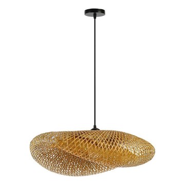 Lustră pe cablu Immax HILO 1xE27/40W/230V d. 80 cm bambus