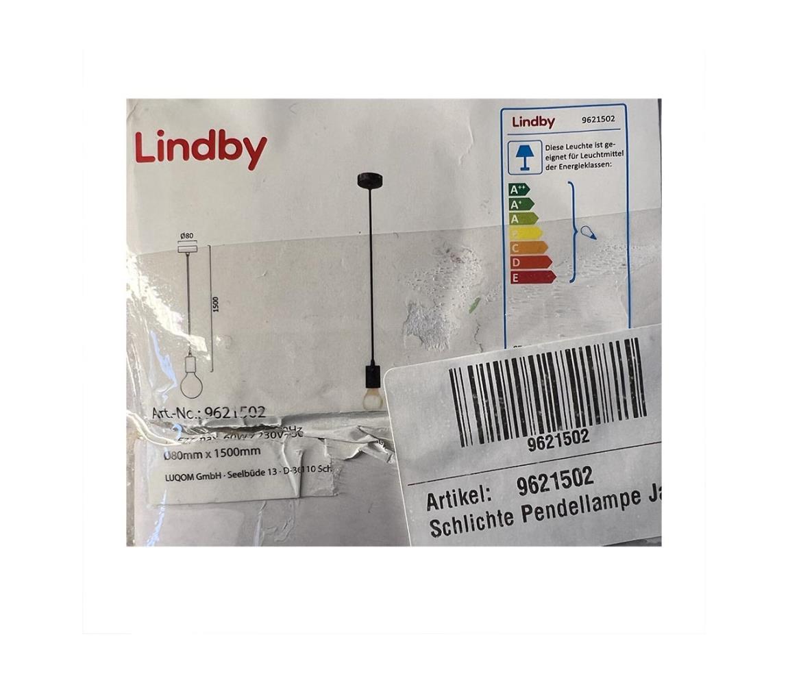 Lustră pe cablu JAKE 1xE27/60W/230V Lindby