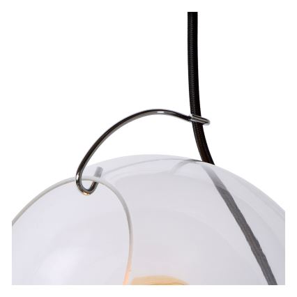 Lustră pe cablu JAZZLYNN 1xE27/60W/230V d. 20 cm Lucide 25405/20/60