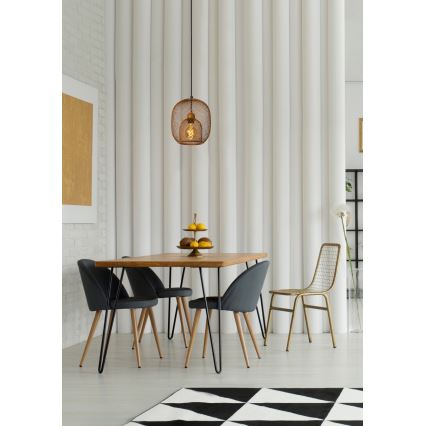 Lustră pe cablu JERREL 1xE27/40W/230V maro Lucide 78396/01/43