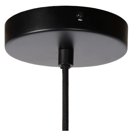 Lustră pe cablu JERREL 1xE27/40W/230V neagră Lucide 78396/01/30