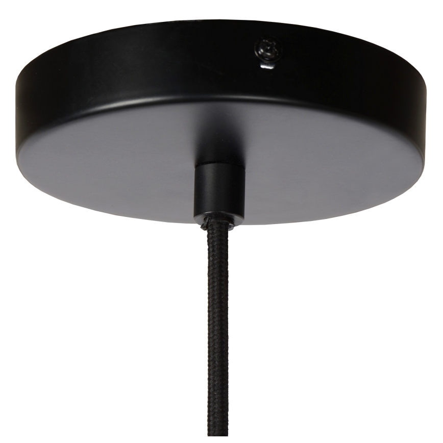 Lustră pe cablu JERREL 1xE27/40W/230V neagră Lucide 78396/01/30