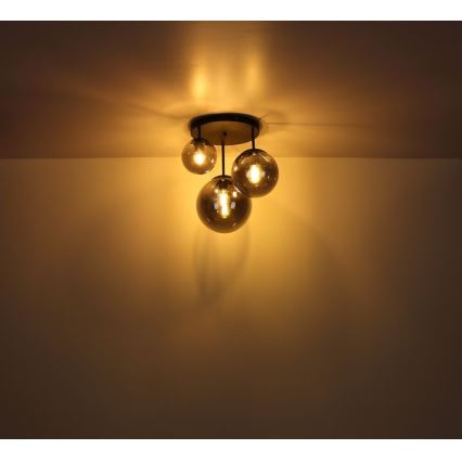 Lustră pe cablu 3xE27/60W/230V Globo