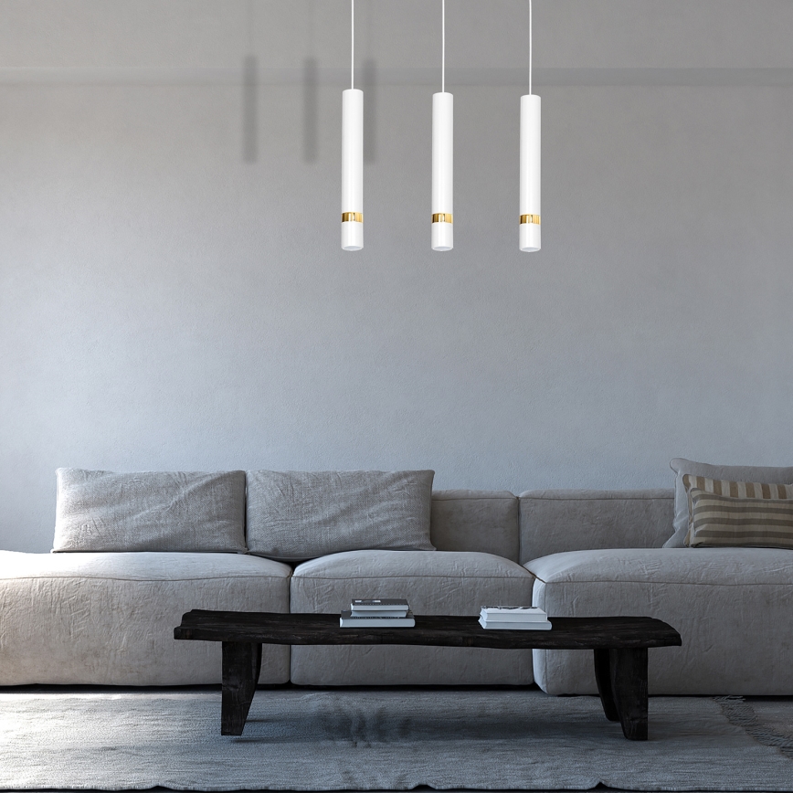 Lustră pe cablu JOKER 3xGU10/25W/230V alb