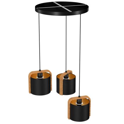 Lustră pe cablu JONKO 3xE27/60W/230V