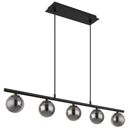 Lustră pe cablu 5xG9/28W/230V Globo
