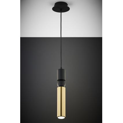 Lustră pe cablu Jupiter 2006 ALAS 1xGU10/10W/230V auriu/negru