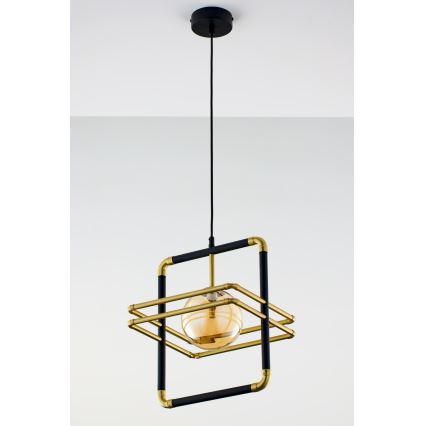 Lustră pe cablu Jupiter 2025 FIORI 1xG9/10W/230V negru/auriu/bej