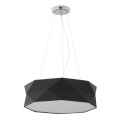 Lustră pe cablu KANTOOR 1xE27/15W/230V neagră