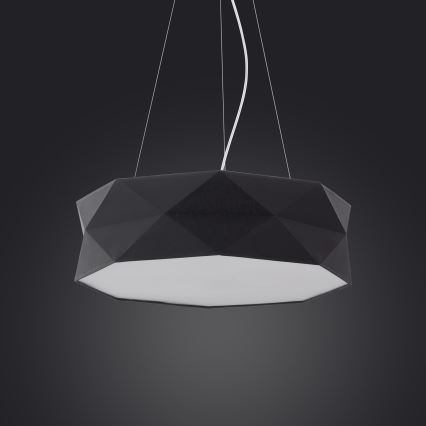 Lustră pe cablu KANTOOR 1xE27/15W/230V neagră