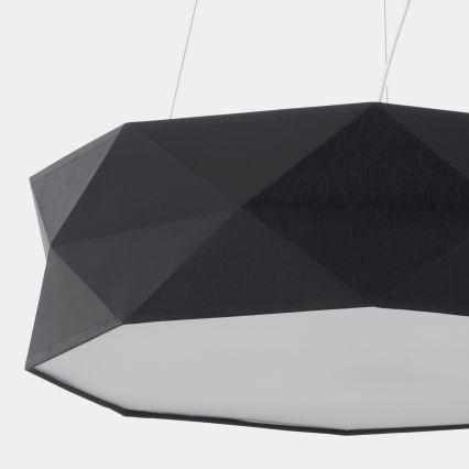 Lustră pe cablu KANTOOR 1xE27/15W/230V neagră