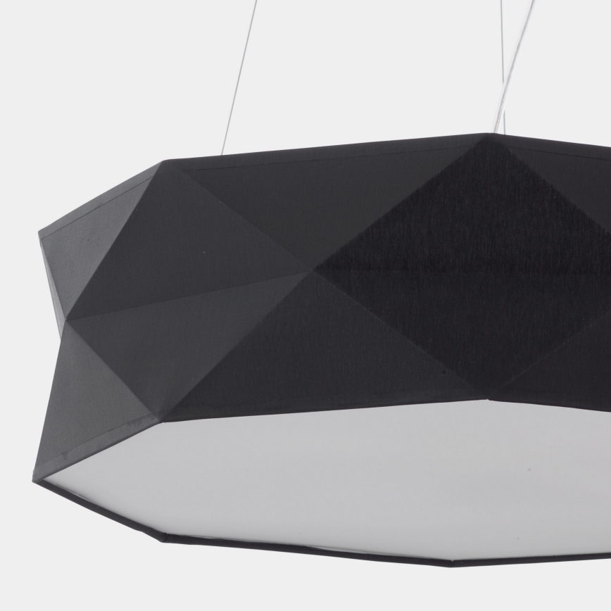 Lustră pe cablu KANTOOR 1xE27/15W/230V neagră