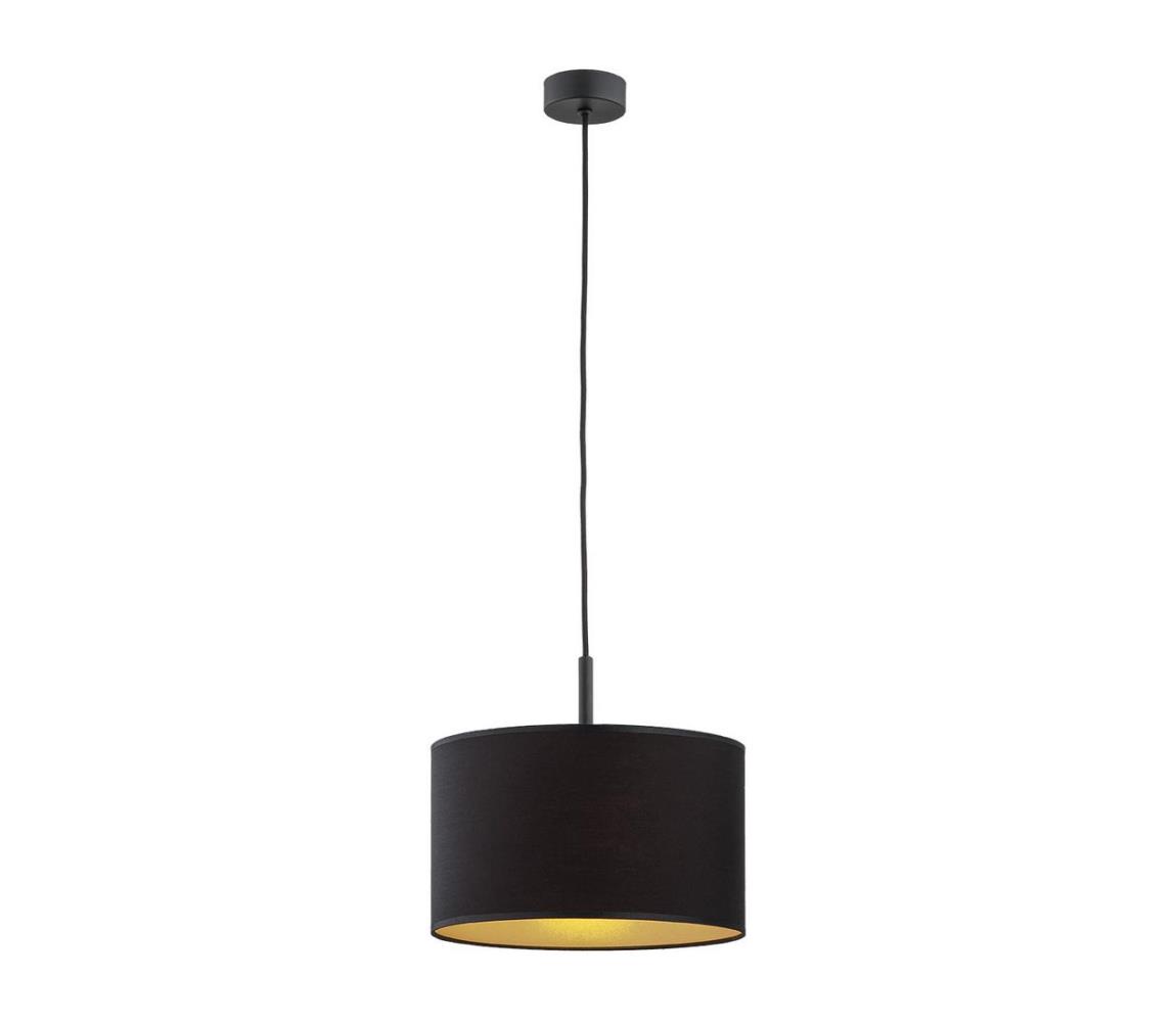 Lustră pe cablu KARIN 1xE27/15W/230V neagră Argon 4341