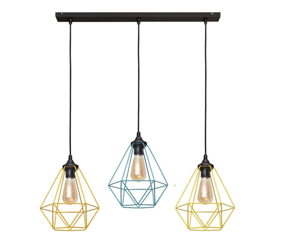 Lustră pe cablu KARO 3xE27/60W/230V