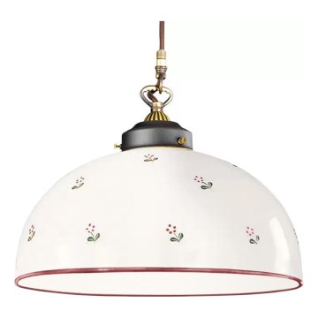 Lustră pe cablu Kolarz 731.32.77 NONNA 1xE27/75W/230V d. 36 cm roșu