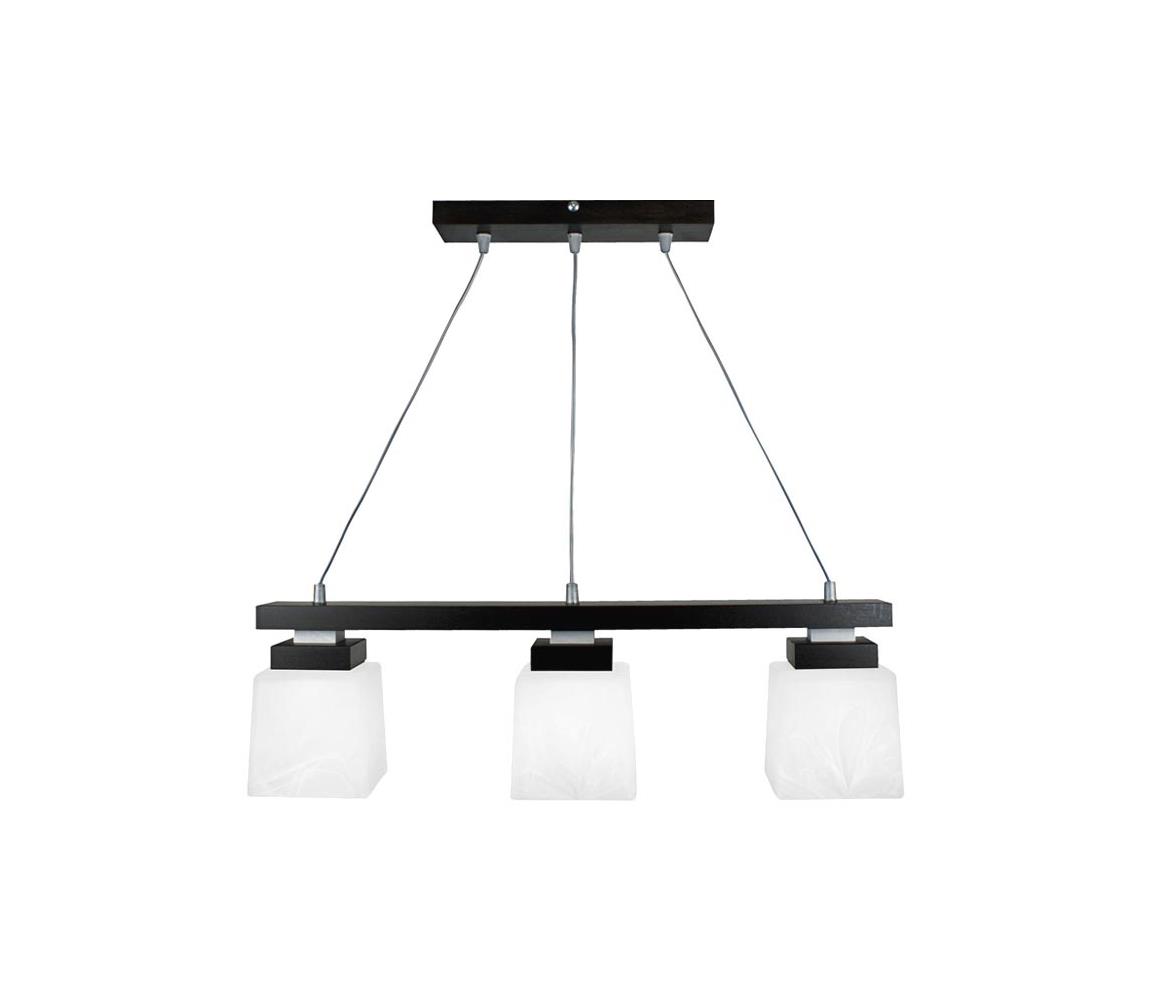 Lustră pe cablu KUBUS 3xE27/60W/230V