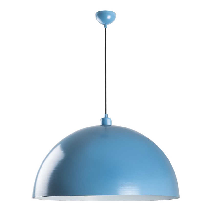 Lustră pe cablu KURE 1xE27/40W/230V albastru