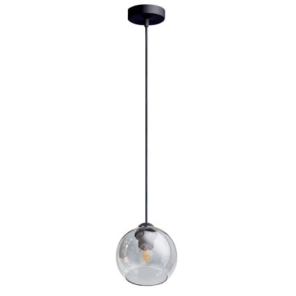 Lustră pe cablu LATIL 1xE27/60W/230V negru