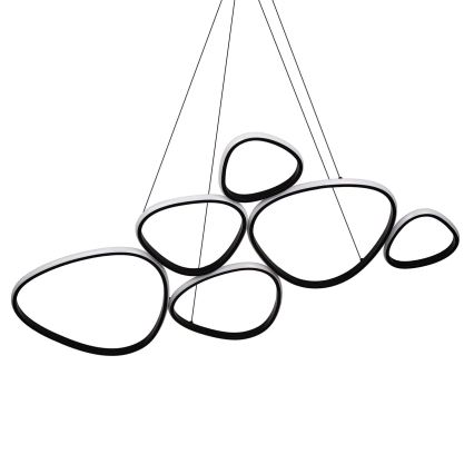 Lustră pe cablu LED PETRA LED/58W/230V 4000K neagră