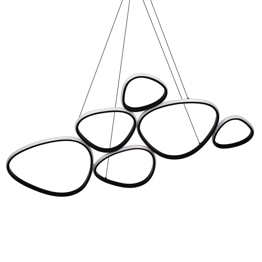 Lustră pe cablu LED PETRA LED/58W/230V 4000K neagră