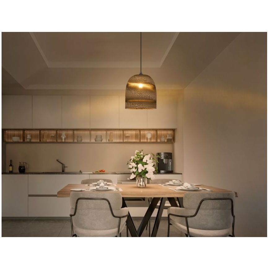 Lustră pe cablu Ledvance DECOR CARDBOARD 1xE27/15W/230V d. 25 cm