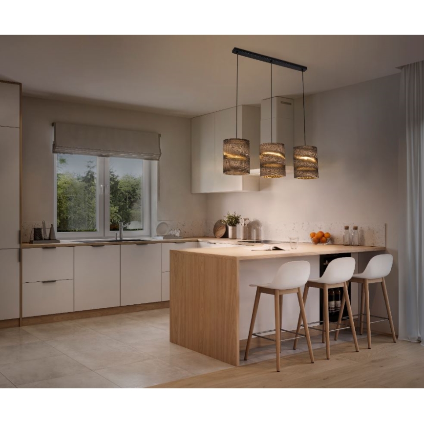 Lustră pe cablu Ledvance DECOR CARDBOARD 3xE27/15W/230V