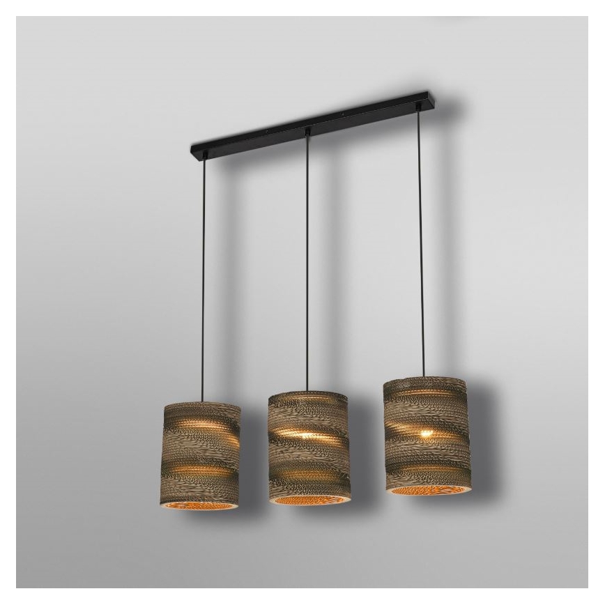 Lustră pe cablu Ledvance DECOR CARDBOARD 3xE27/15W/230V
