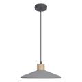 Lustră pe cablu Ledvance DECOR CONCRETE 1xE27/15W/230V d. 32 cm gri ciment