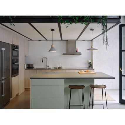 Lustră pe cablu Ledvance DECOR CONCRETE 1xE27/15W/230V d. 32 cm gri ciment