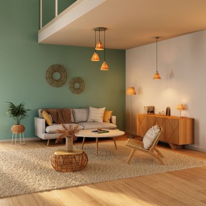 Lustră pe cablu Ledvance DECOR RAFFIA 1xE27/15W/230V