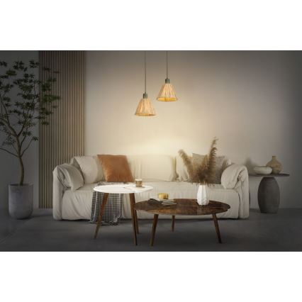 Lustră pe cablu Ledvance DECOR RAFFIA 1xE27/15W/230V