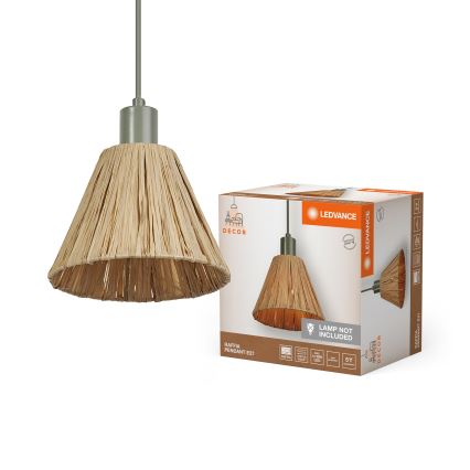 Lustră pe cablu Ledvance DECOR RAFFIA 1xE27/15W/230V