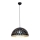 Lustră pe cablu LISA BLACK 1xE27/60W/230V