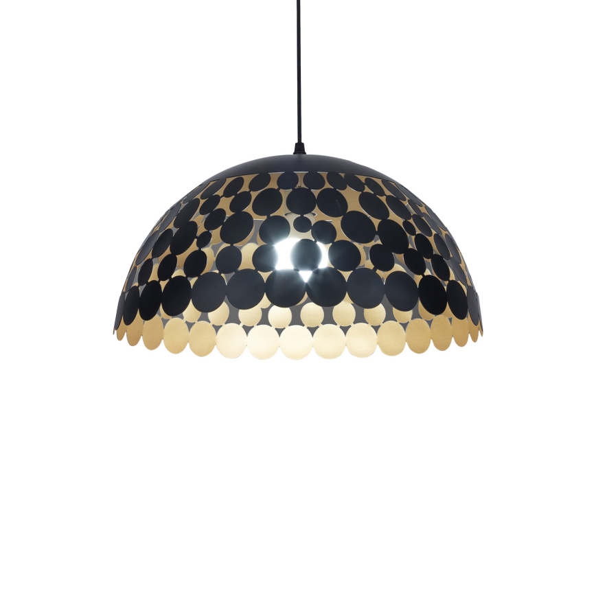 Lustră pe cablu LISA BLACK 1xE27/60W/230V